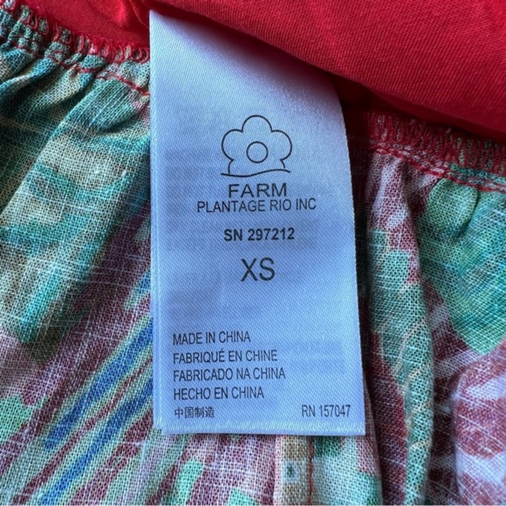 FARM Rio Red Tropical Mini Dress - Picture 10 of 11